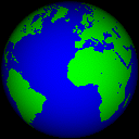 earth orthographic